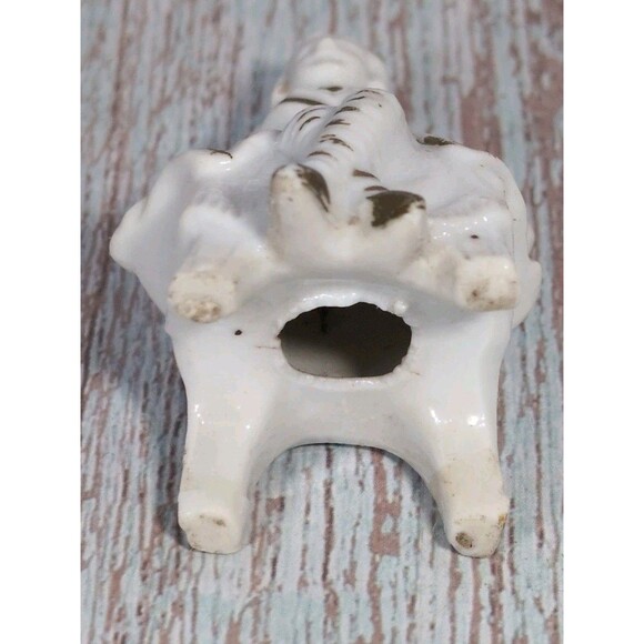 Vintage Ceramic Figurine Man 18th Century Victorian Made In Japan Miniature 3" - Picture 7 of 13